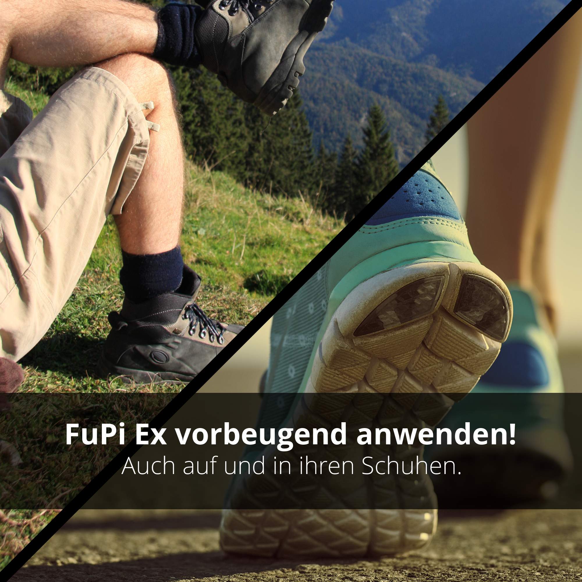 Fußpflege Set bei Fußpilz - FuPi Spray und FuPi Creme, 2-tlg.