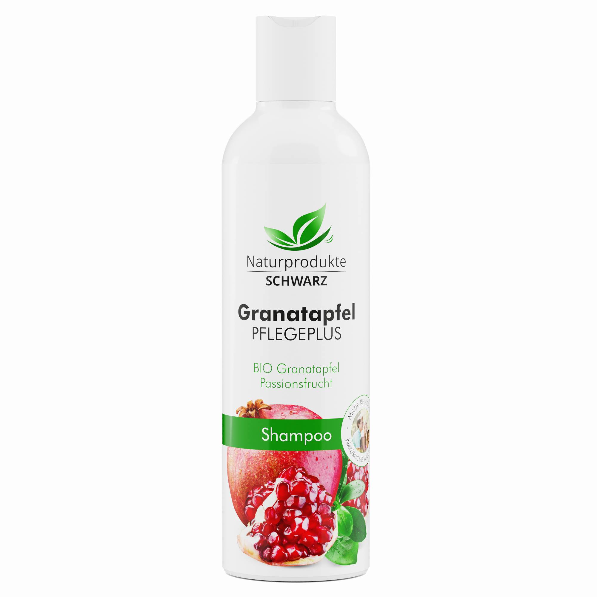Granatapfel Pflegeplus Shampoo - Für feines Haar - Ohne Silikone, 250ml