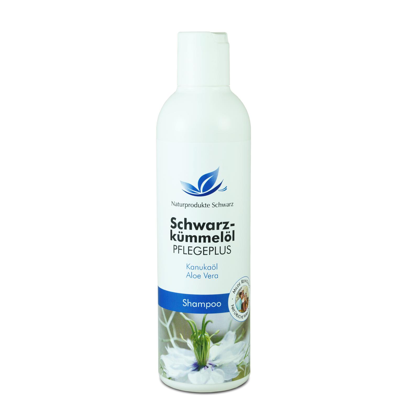 Schwarzkümmelöl Kanuka Pflegeplus Shampoo mit Aloe Vera - ohne Silikone