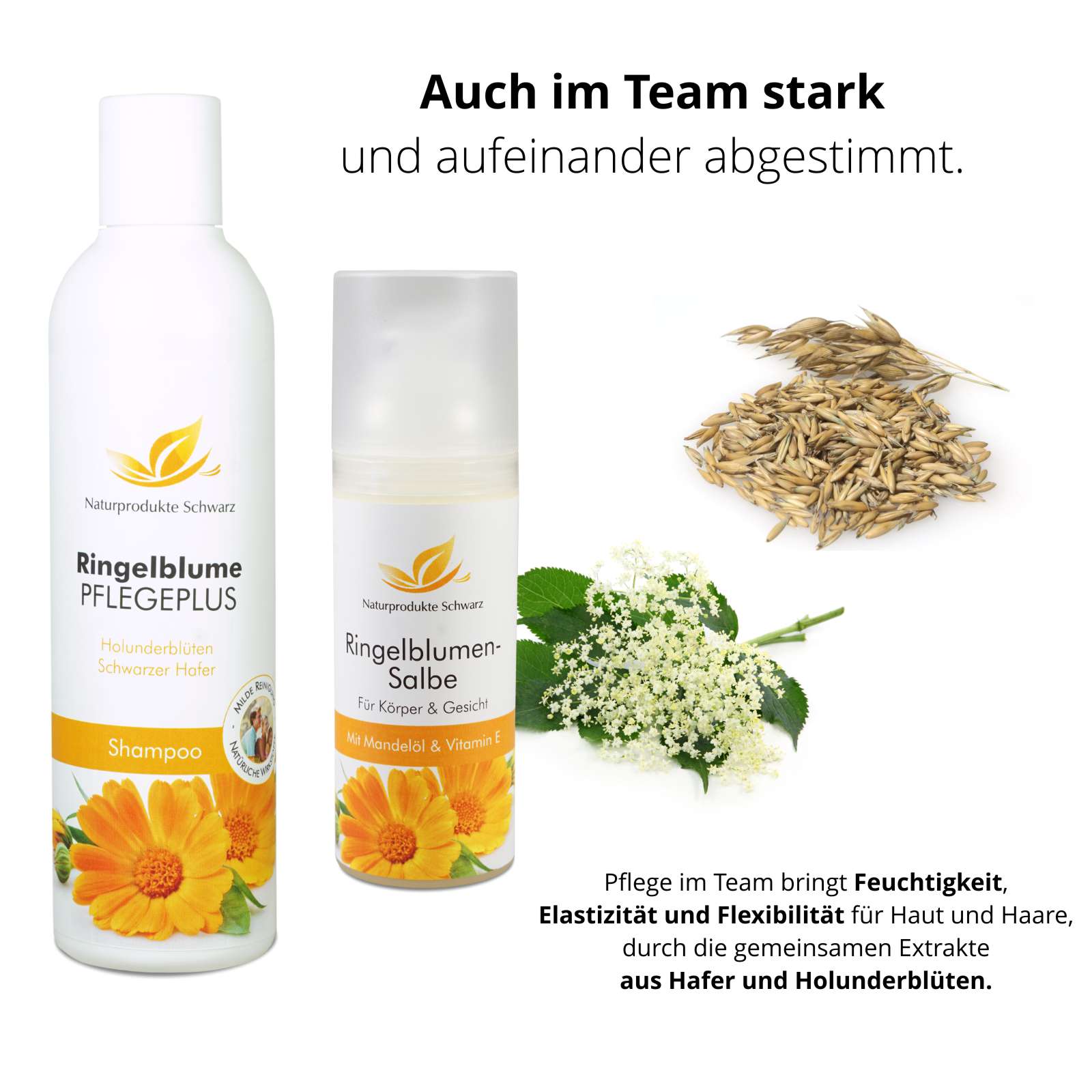 Ringelblumensalbe mit BIO Calendula, BIO Mandelöl und Vitamin E