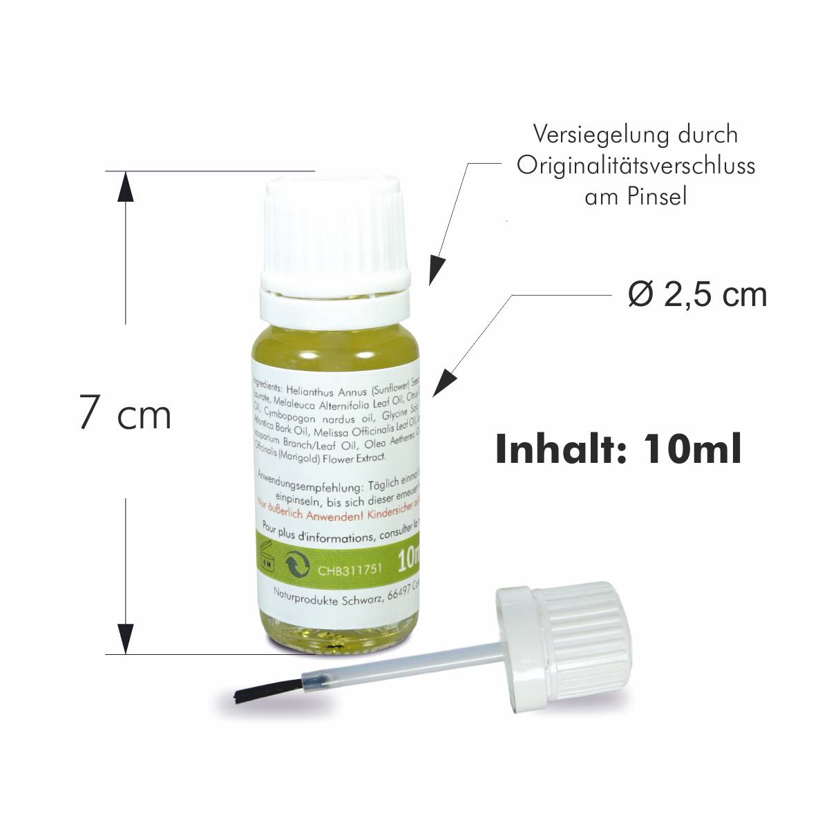 Nagelpilz-Öl - gegen Nagelpilz, für Fuß- und Fingernägel