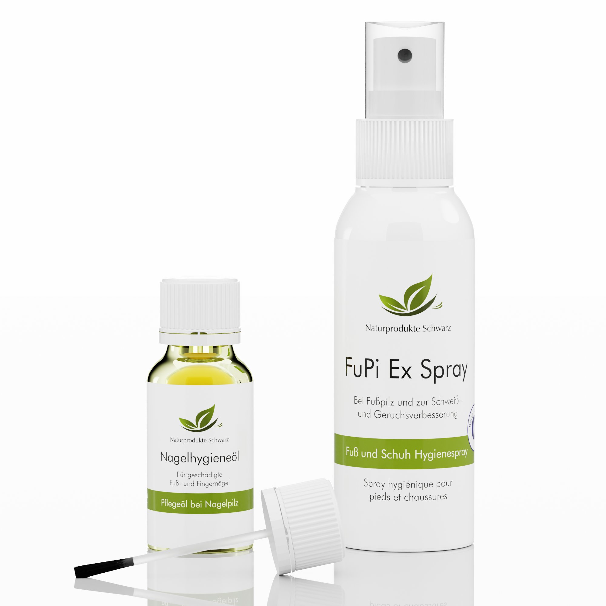 Nagelpflege Set bei Nagelpilz - Nagelöl & FuPi Ex Spray, 2-tlg.