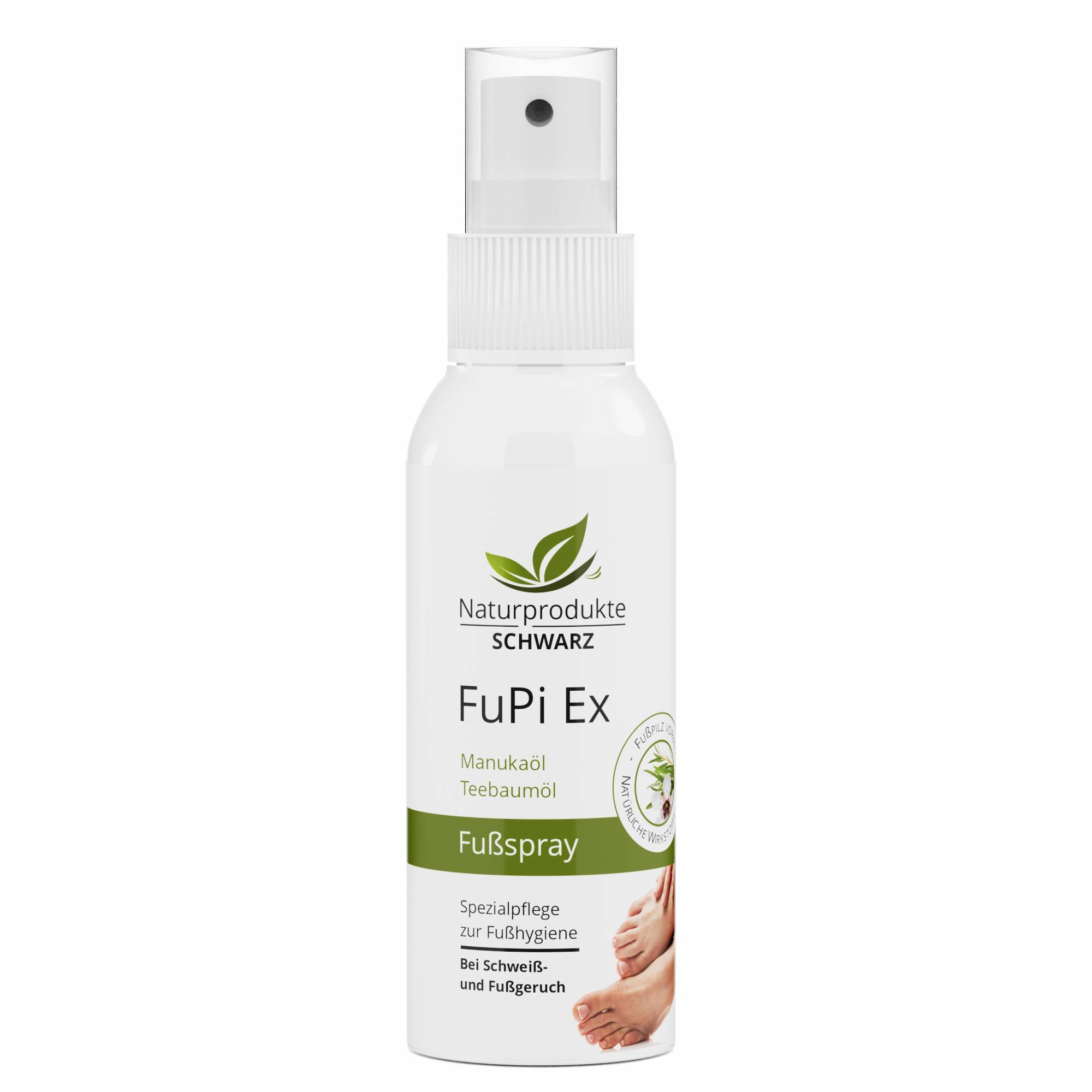 FuPi Fußpilz Spray mit Teebaumöl und Manukaöl