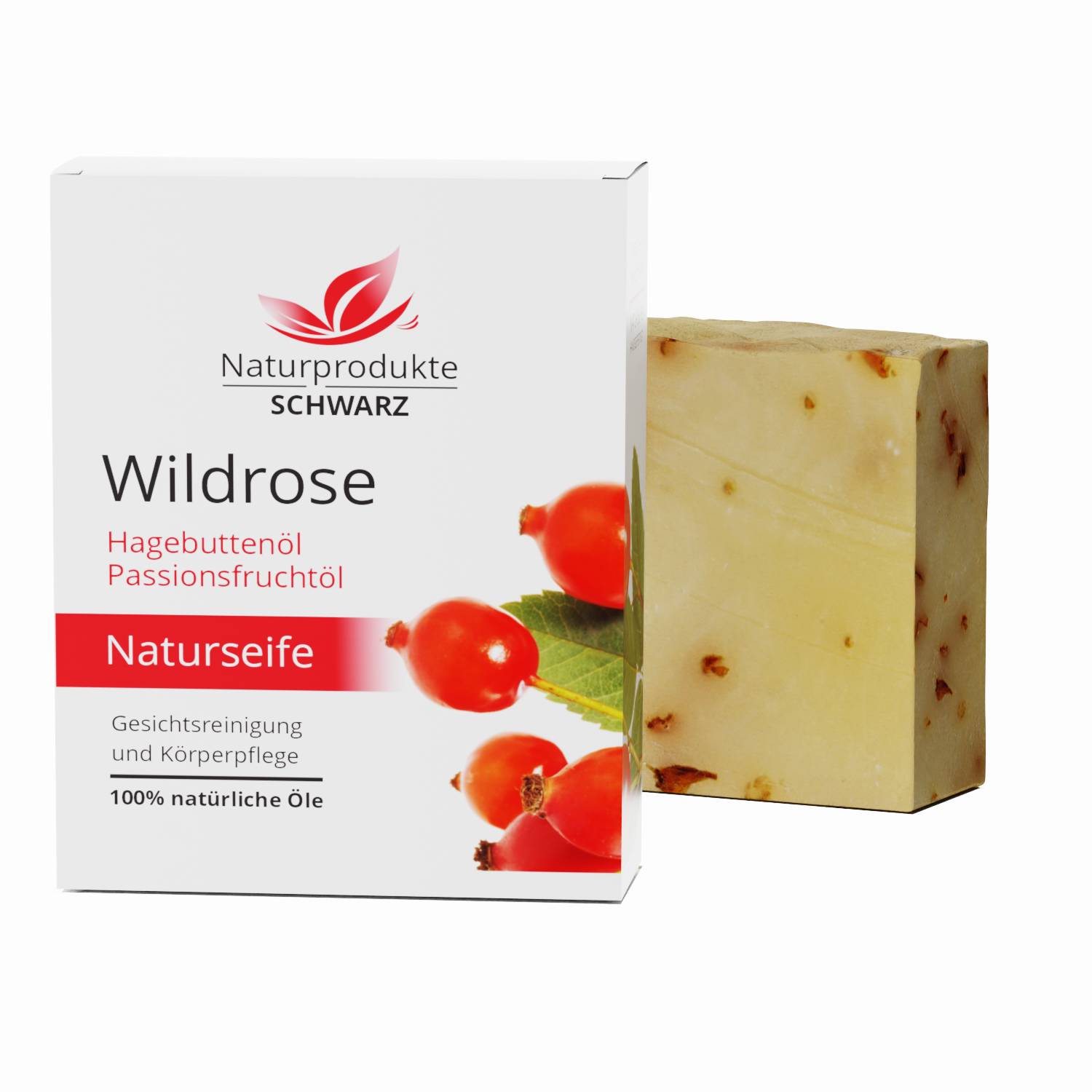 Rosenseife - handgemachte Naturseife mit BIO-Wildrosenöl