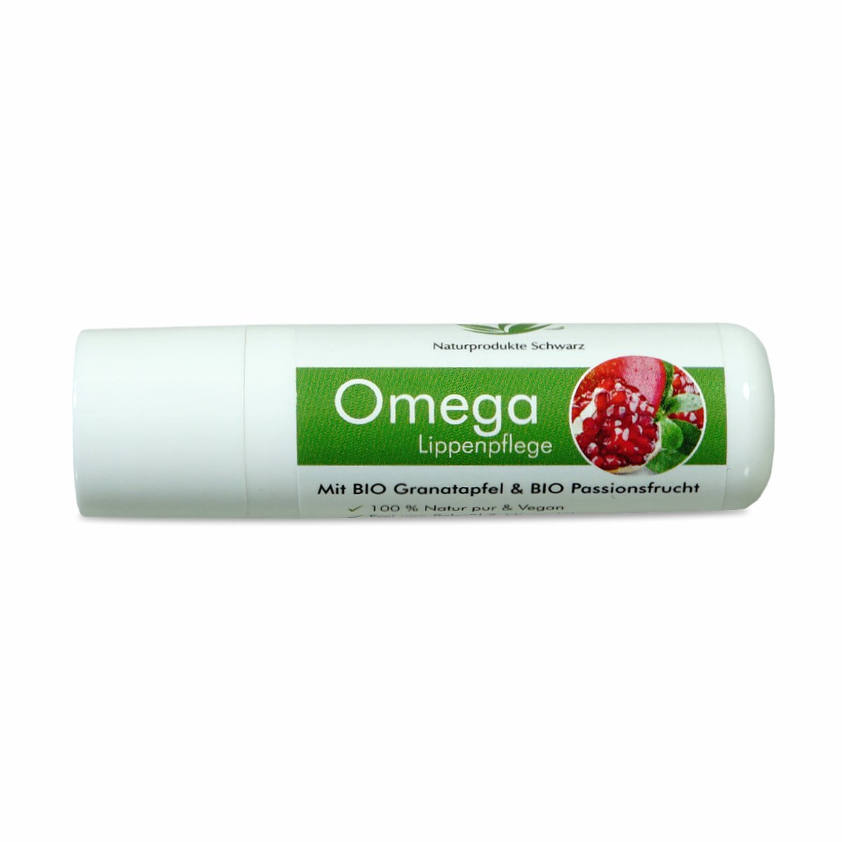 Omega Lippenpflege - Ohne Glycerin - Mit BIO Granatapfel