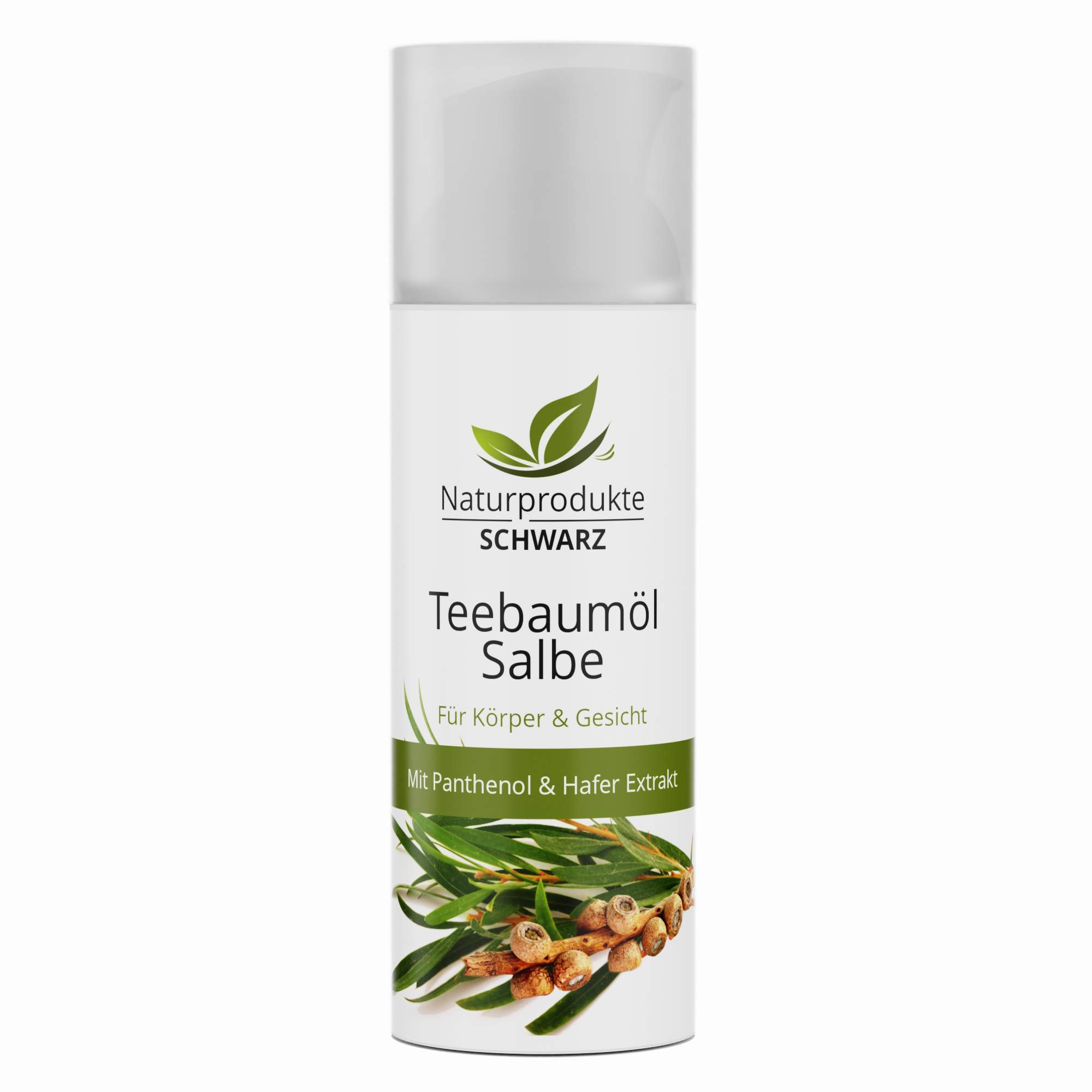 Teebaumölsalbe mit Panthenol und schwarzem Hafer Extrakt