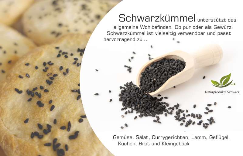 Schwarzkümmel Samen - Nigella sativa - Original ägyptisch
