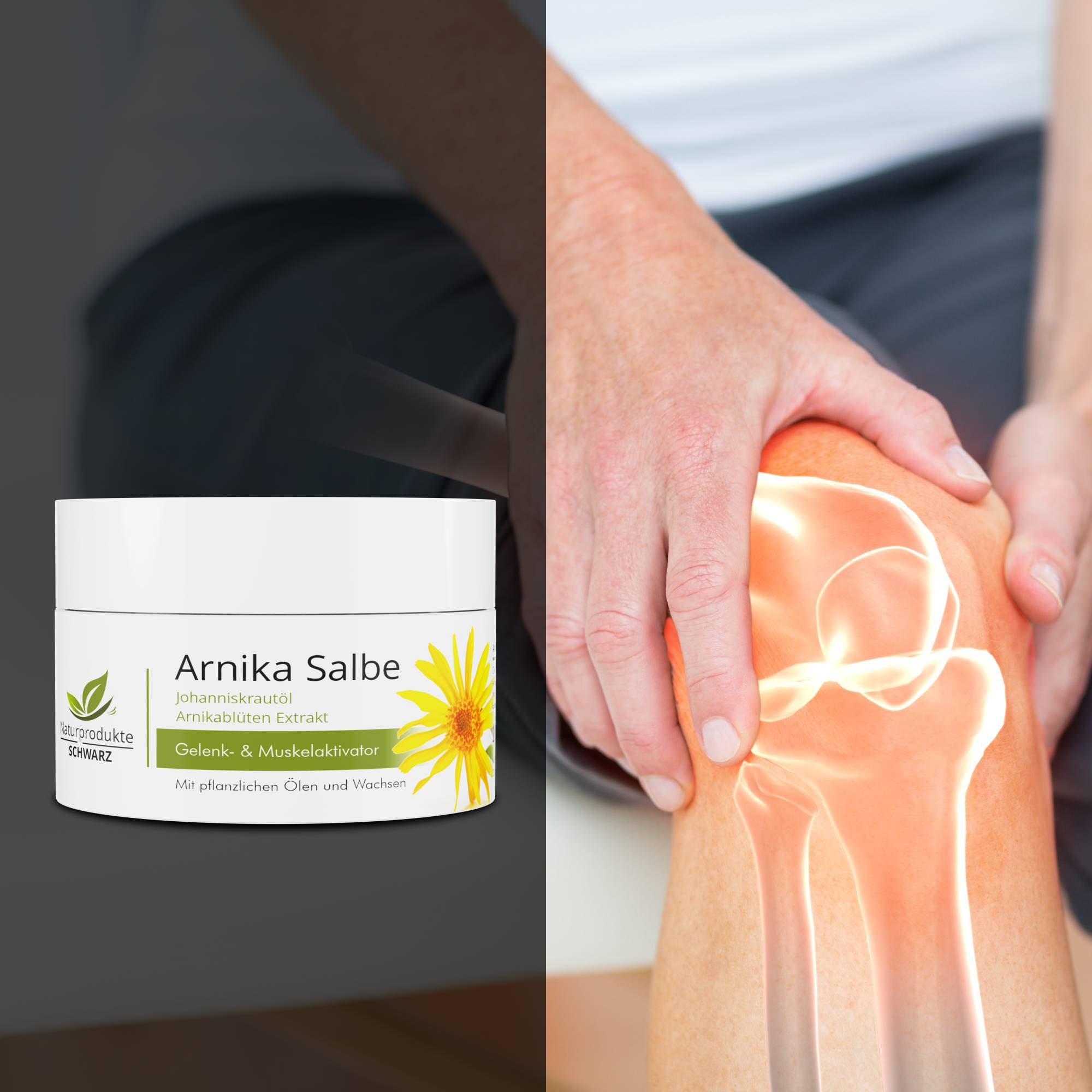 Arnika Salbe - Gelenk- und Muskelaktivator - Ohne Mineralöle