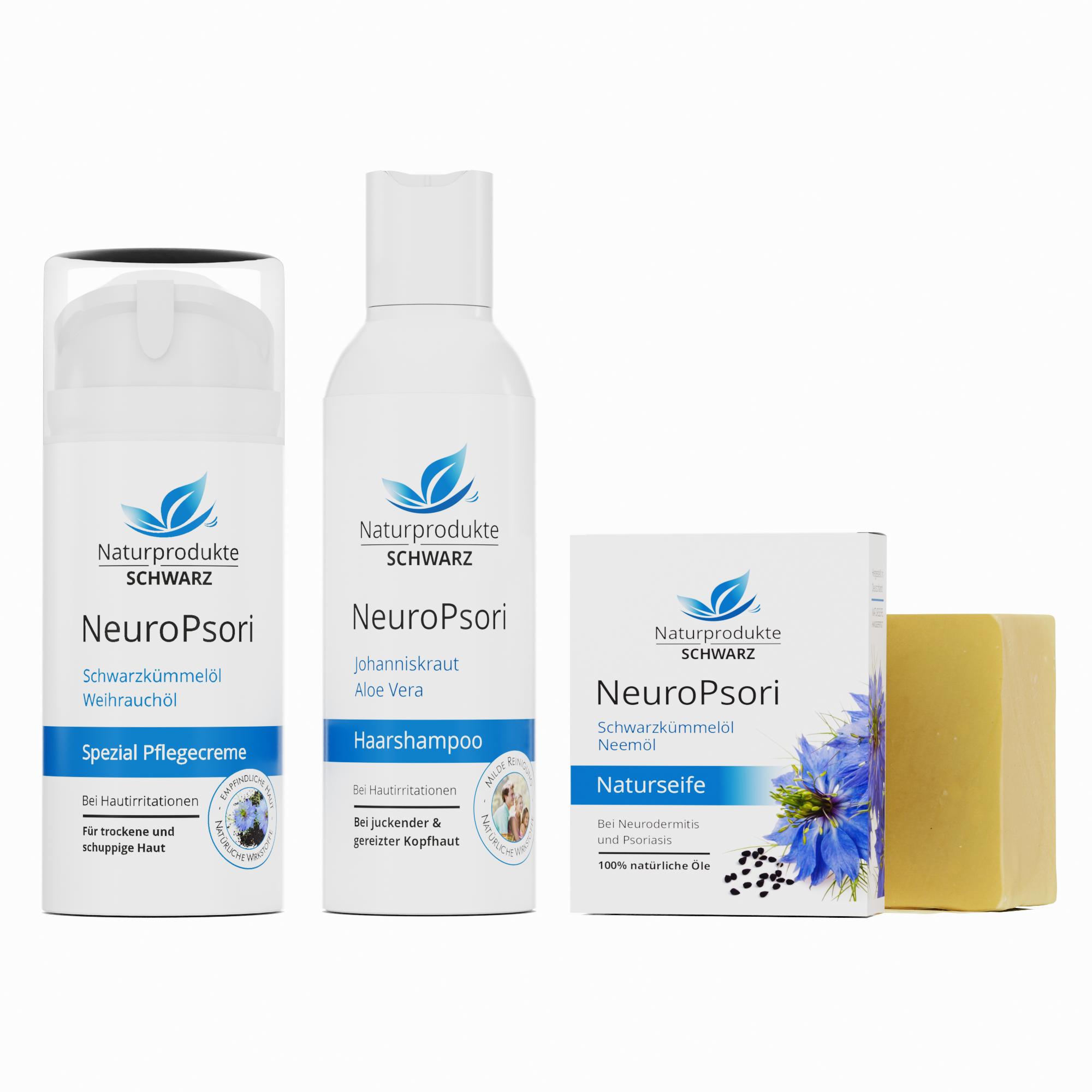NeuroPsori-Set - Hautpflege bei Schuppenflechte und Neurodermitis