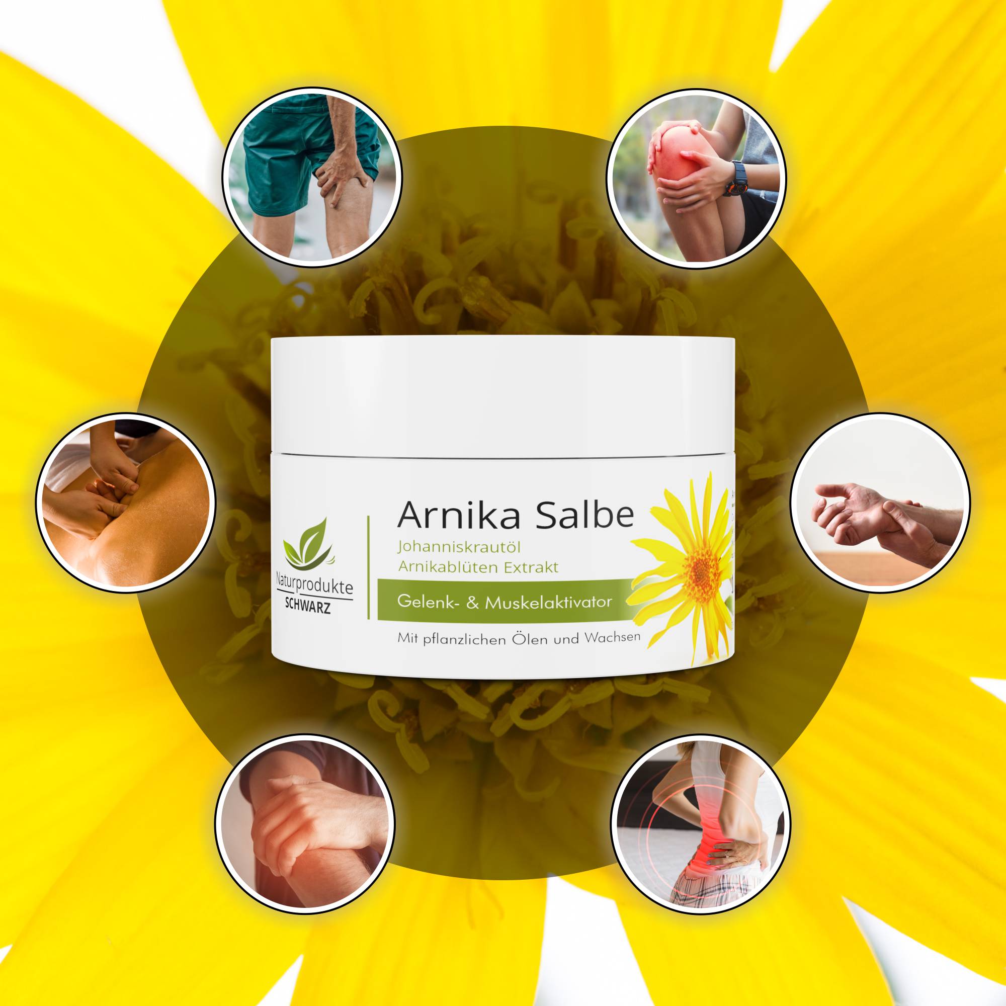 Arnika Salbe - Gelenk- und Muskelaktivator - Ohne Mineralöle