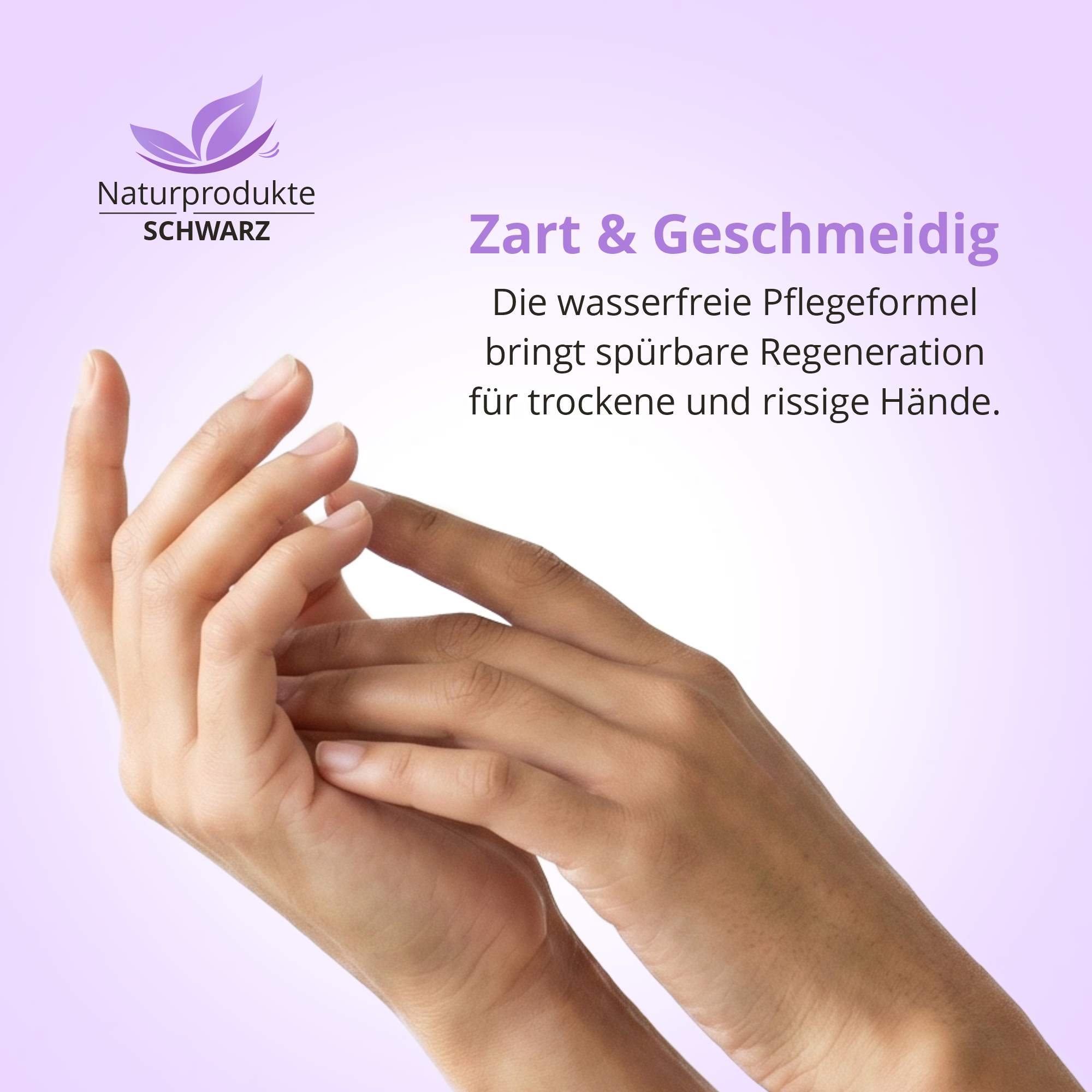 Handbalsam Lavendel-Rosmarin – Wasserfreie Repair Handpflege für trockene & rissige Hände