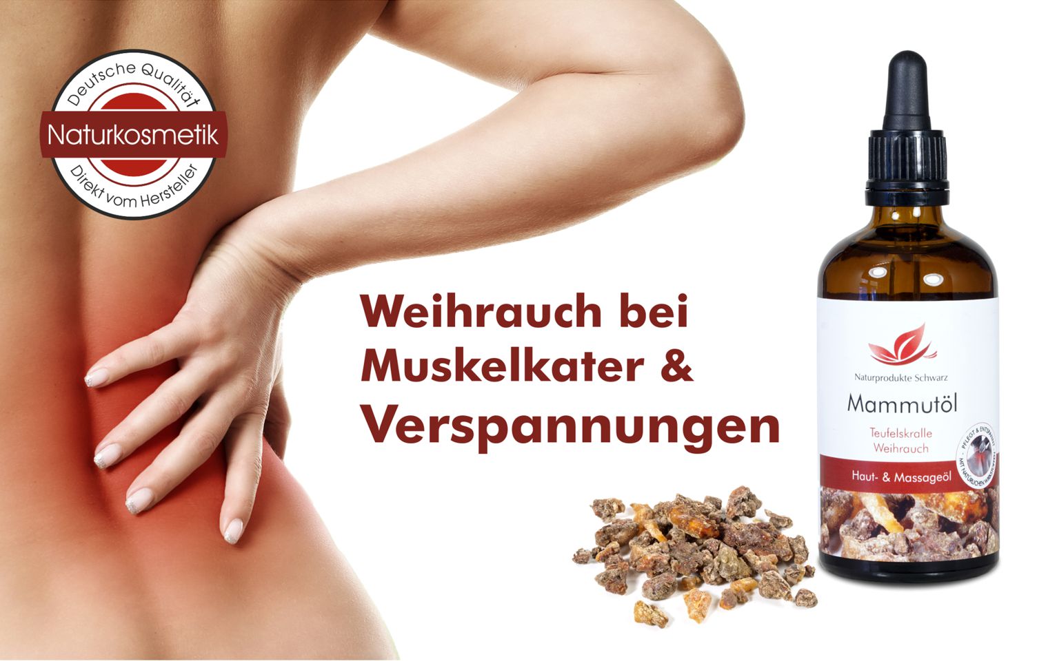 Mammutöl - Kräuteröl mit Teufelskralle und Weihrauch
