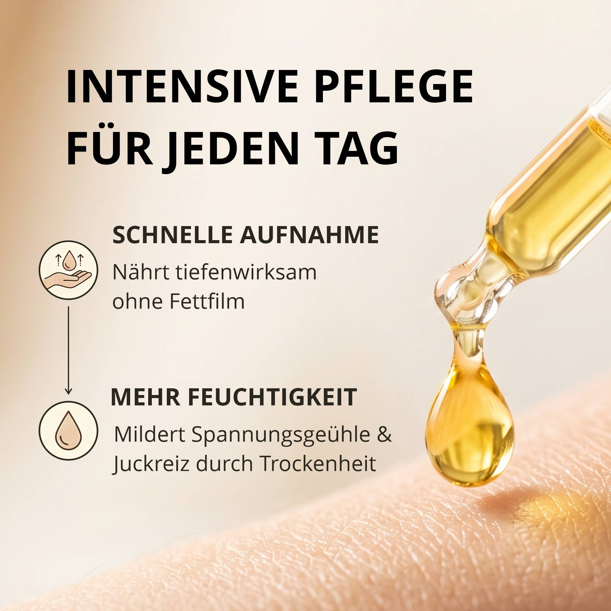 NeuroPsori BIO-Hautöl - mit Nachtkerzenöl, bei Neurodermitis und Schuppenflechte