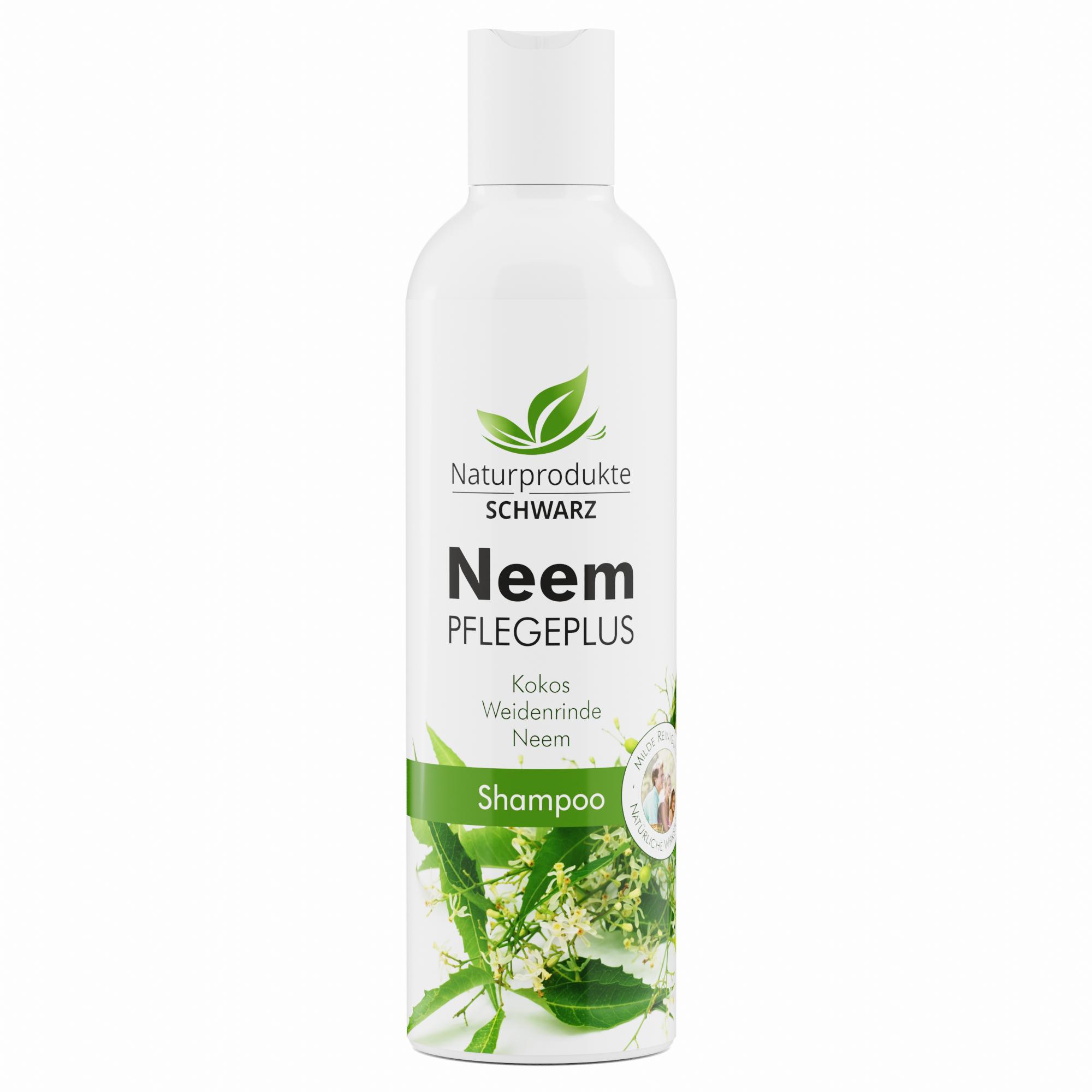 Neem Pflegeplus Shampoo mit Neem, Weidenrinde und Kokos - Ohne Silikone