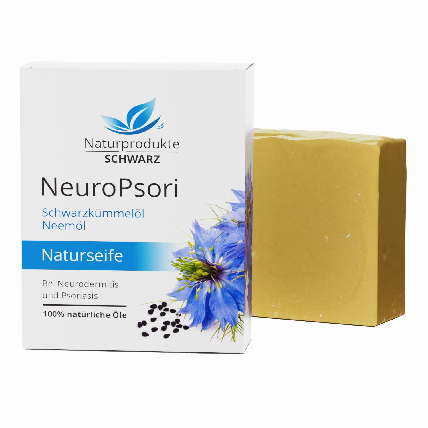 NeuroPsori Naturseife - bei Neurodermitis und Psoriasis, ohne Palmöl