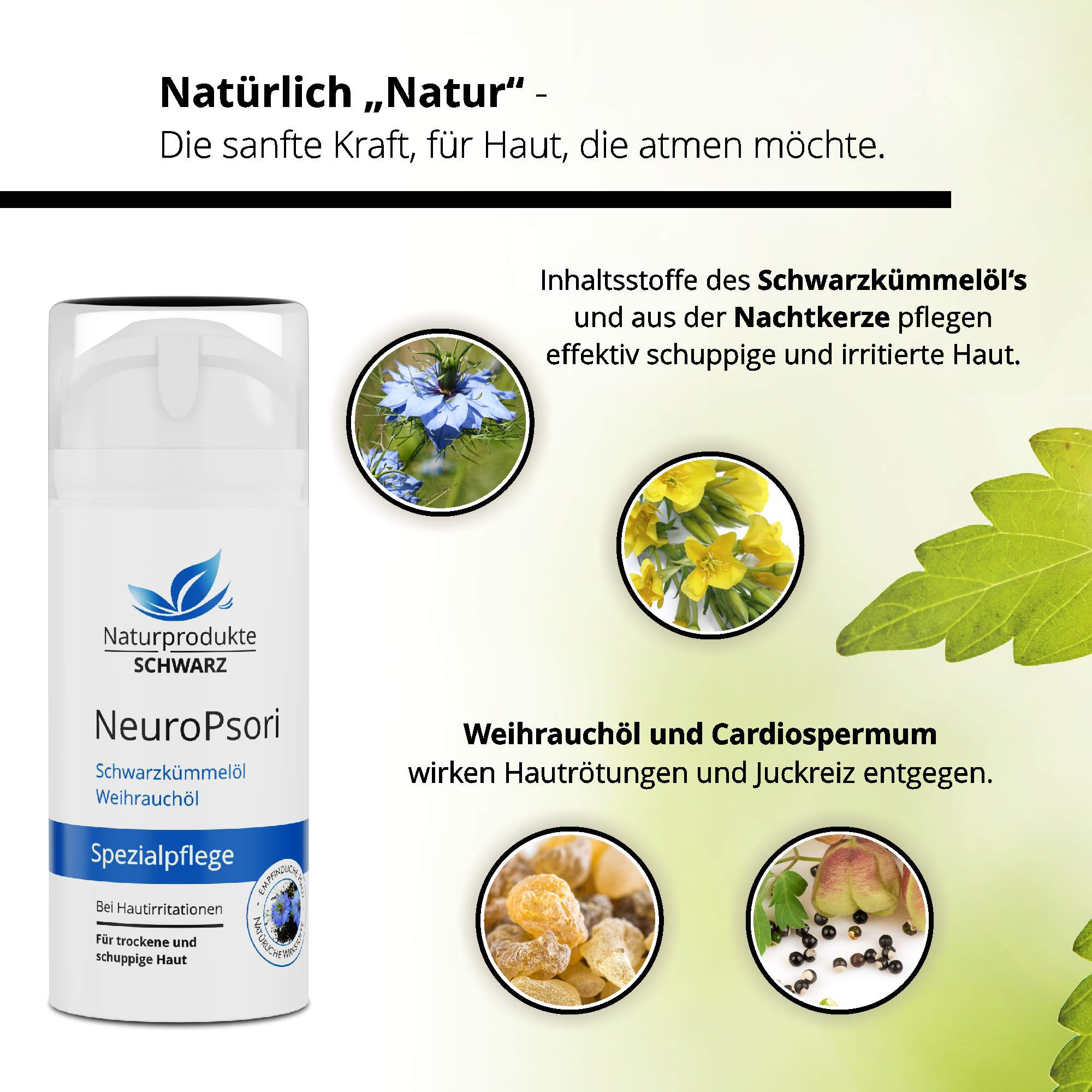 NeuroPsori Spezialpflege Creme - Pflege bei Neurodermitis und Schuppenflechte