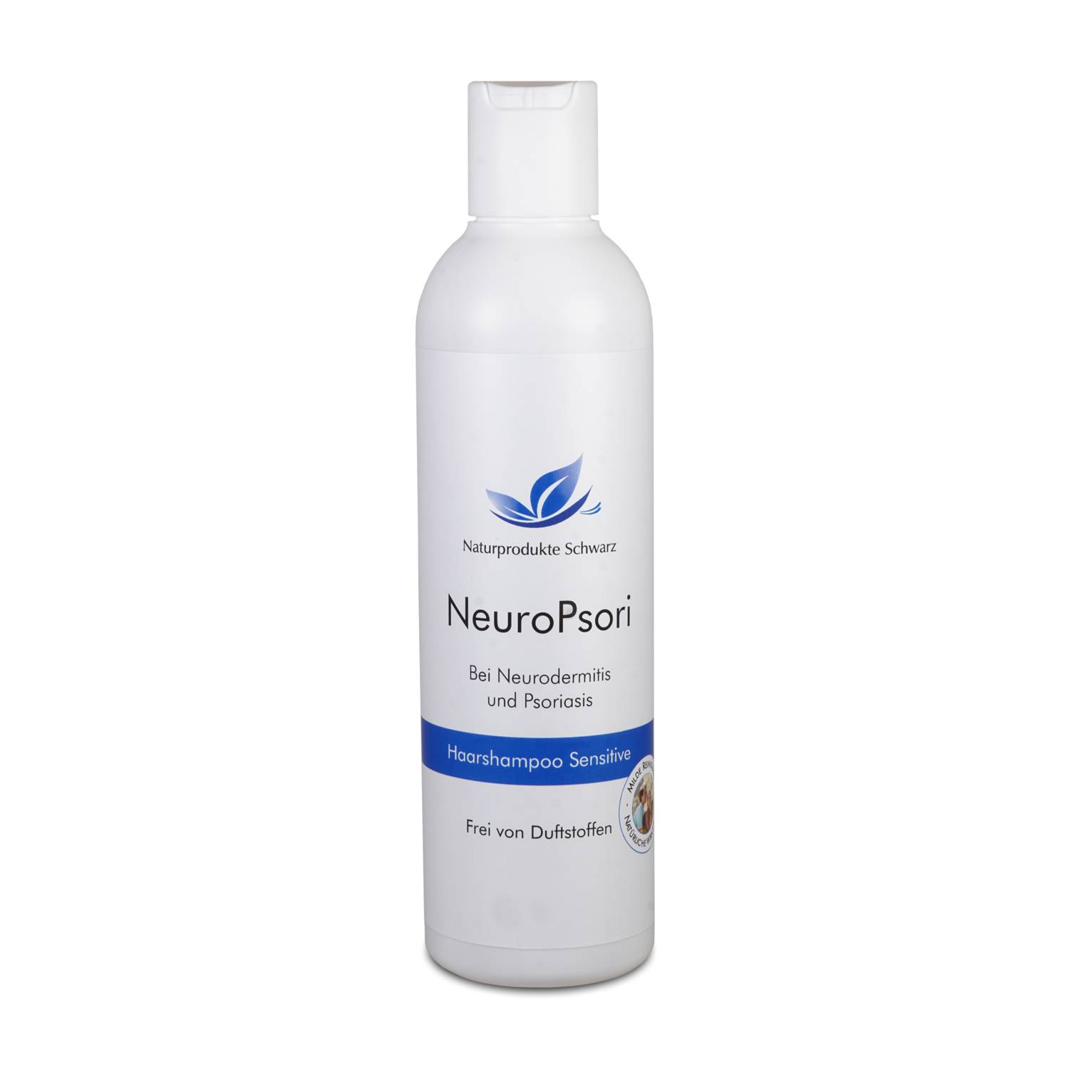 NeuroPsori Shampoo Sensitive bei Neurodermitis, parfumfrei, ohne Silikone & Sulfate